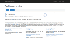 Desktop Screenshot of jewelryindonesia.com